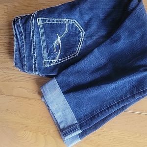 Silver capris, size 27